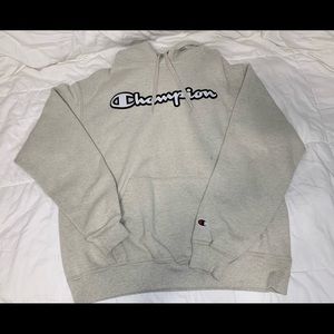 Men’s Champion Beige Hoodie